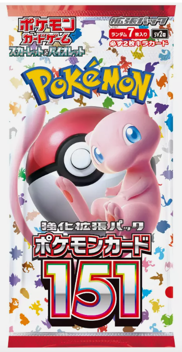Pokemon 151 Japanese Booster Pack [SV2a]