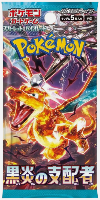 Pokemon Ruler of the Black Flame Japanese Booster Pack [SV3]