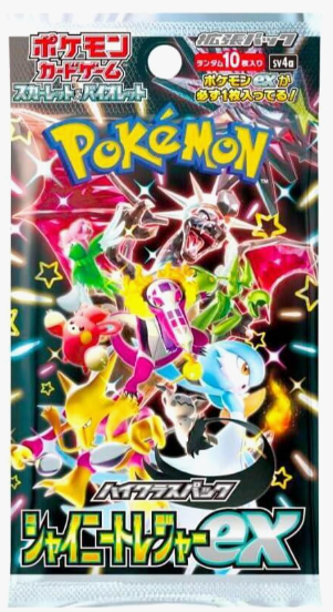 Pokemon Shiny Treasure Ex Japanese Booster Pack [SV4a]